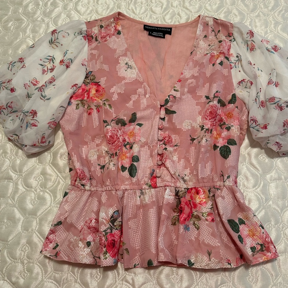 NWOT Hemant & Nandita Anthropologie Top